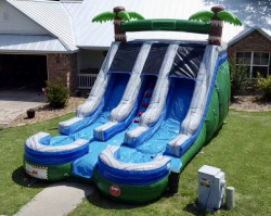 IMG 7779 1748619711 15' Tropical Green Waterslide XL (Item Exists)