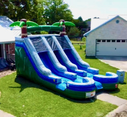 IMG 7789 1748619710 15' Tropical Green Waterslide XL (Item Exists)