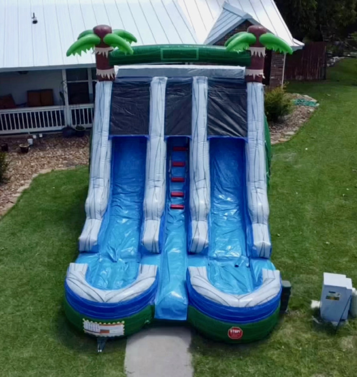 15' Tropical Green Waterslide XL (Item Exists)